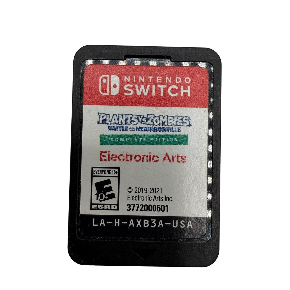 Plants vs Zombies Battle Neighborville Nintendo Switch Cart Only Tested Working